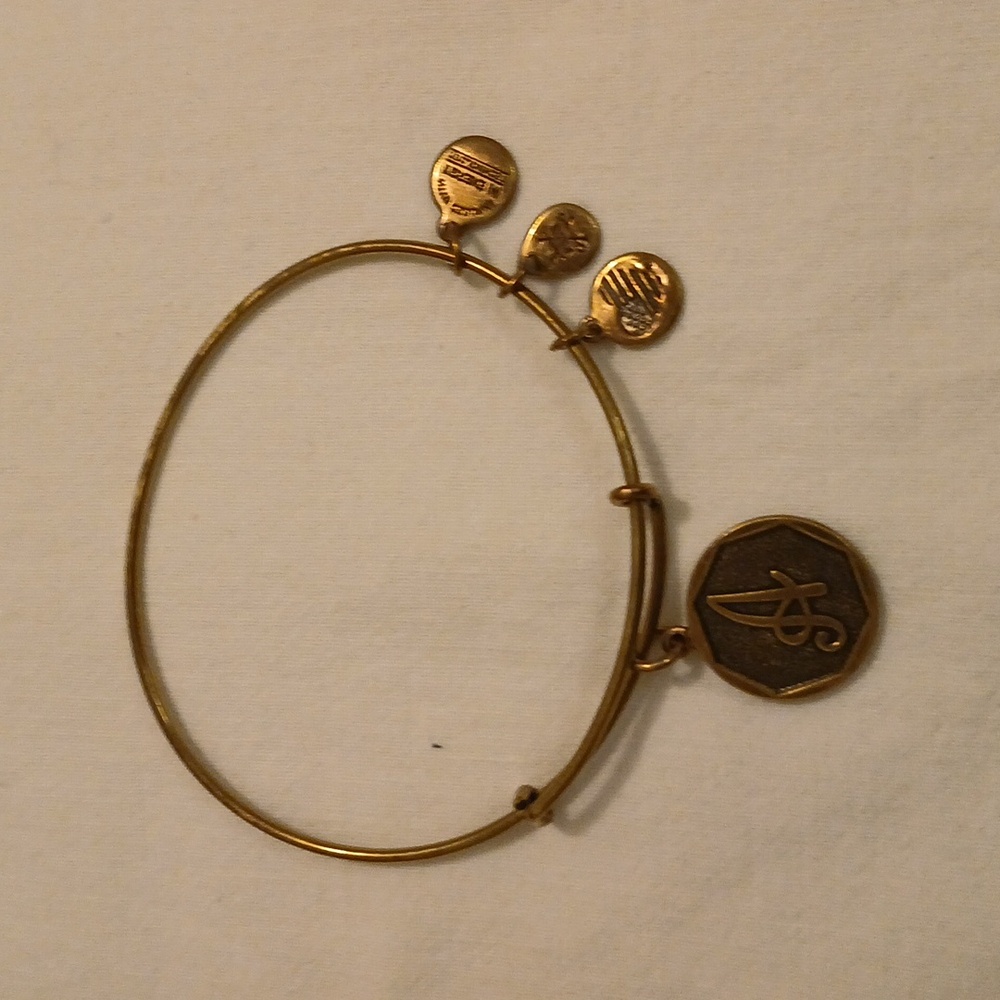 Alex and Ani letter A bracelet